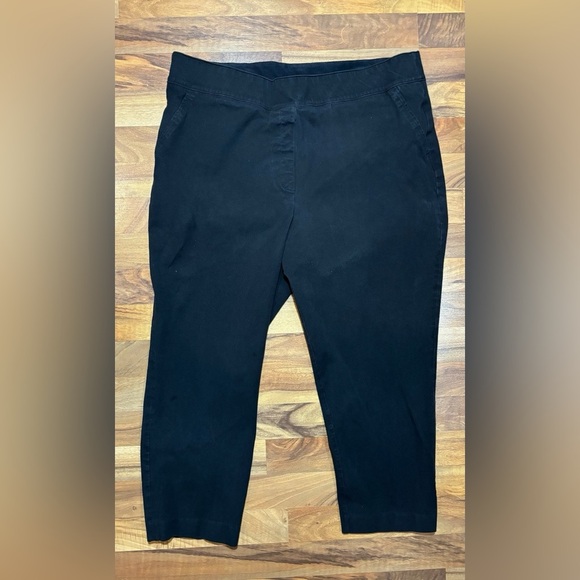 Spanx Womens Size 1XL Black Perfect Pant Skinny Fit Elastic Crop Pants Office - Picture 1 of 6